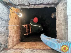 Илосос Днепр.Ручная чистка.