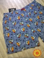 Чоловічі батальні труси з малюнком "акули на серфінгі" (арт. MBXK 307/01/131)