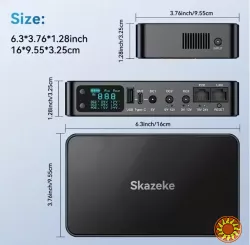 Skazeke Mini UPS, ДБЖ 18000 мА·год, з регульованою напругою 5В/9В/12В/15В/24В