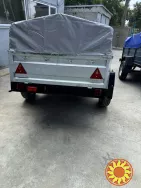 Новий причіп 200х130х40 - причіп із оцинковнаими бортами