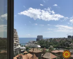 1к ЖК Гагарин Плаза/ Аркадия. Евроремонт. Вид моря.