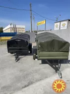 Новий автомобільний причіп "Дніпро" 210х130х40
