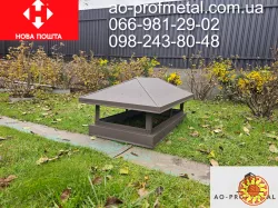 Ковпак на димохід RAL 8017 РЕМА мат.