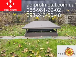 Ковпак на димохід RAL 8017 РЕМА мат.