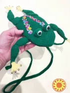 Сумка жаба на довгій ручці, дитяча