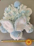 Іграшка  Зайчик подушка  м'яка в'язана ручна робота