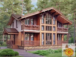 Сучасний зруб під ключ від Закарпат Зруб-Буд