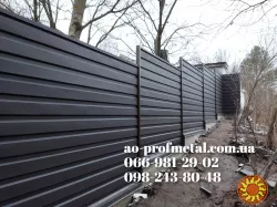 Профнастил 8019 мат, Профлист темно-шоколадного цвета матовый.