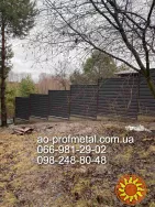 Профнастил 8019 мат.