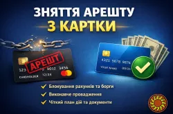 Зняття арешту з рахунків