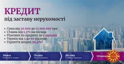 Кредит під заставу нерухомості в Києві швидко та без довідок.