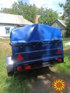 Новий причіп до авто 200х130х40 від заводу "Дніпро"