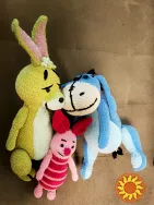 Герой  Вінні Пуха П'ятачок Хрюня   поросятко іграшка м'яка в'язана