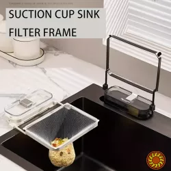 Складаний фільтр для раковини з присоскою