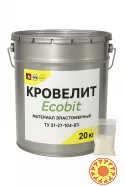 Мастика Кровелит Ecobit двухкомпонентная гидроизоляция ТУ 21-27-104-83