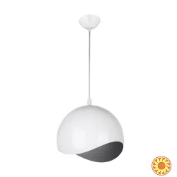 Світильник/корпус, Strühm, стельовий, підвісний, круглий, білий, 1xE27, STR-03266