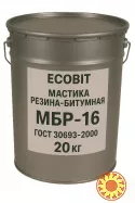 Мастика резина битумная МБР-16 Ecobit ГОСТ 30693-2000 Изоляция