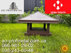 Флюгарка коричневого цвета матовая.