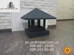 Флюгарка  графитового  цвета RAL 7024 мат.