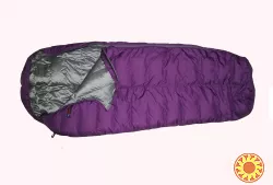 Пуховый спальный мешок кокон на рост до 170 см. Экстрим вариант.