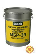 Мастика битумно-резиновая гидроизоляционная для кровли МБР-39 Ecobit ГОСТ 30693-2000 20 кг
