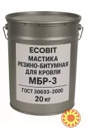 Мастика Резино битумная для Кровли МБР-3 Ecobit ГОСТ 30693-2000 20 кг