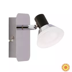 Настінний світлодіодний світильник, Strühm, IP44, 6W, 3000K, накладний, хром, STR-02844