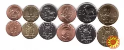 Набір монет Замбії, 6 шт
