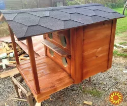 Будка для котов, утепленная.