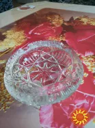 кришталева ваза та попільничка 200 грн.