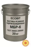Мастика резино битумная гидроизоляционная МБР-6 Ecobit ГОСТ 30693-2000