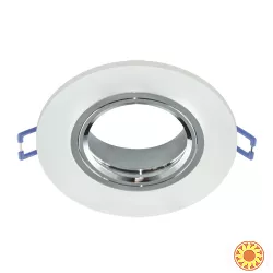 Стельовий світильник/корпус, Strühm, вбудований, круглий, скло/хром, 1хGU10, STR-03597