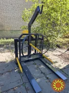 3 в 1: Гак для біг-бегів, вила для тюків, вила для підняття євро-піддонів