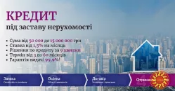 Отримати гроші під заставу будинку під 1,5% на місяць.