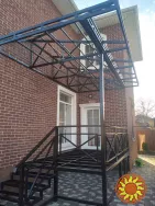 Виготовлення козирків над дверима