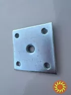 Пластина кріплення ніжки столу  металеве 46х46х2 хМ 8 пряме