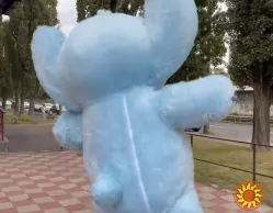 Костюм Стич надувной аниматору 250 см детские праздники, корпоративы