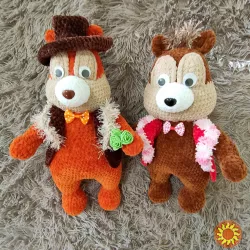 Іграшка мишка Сирогриз  в'язана   50  см   ручна работа подарунок    сувенір  hand made