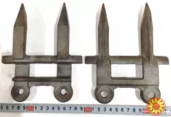 Металовироби для сільгосптехніки, лемехи плугів і лапи культиваторів, плоскорізи, деталі млинів