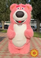 Костюм аниматору Мишка 250 см, свобода движений, обзор, 4 часа работы