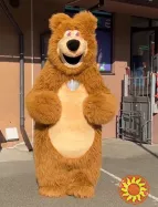 Костюм аниматору Мишка 250 см, свобода движений, обзор, 4 часа работы