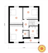 Продається сучасний двоповерховий котедж із критою терасою