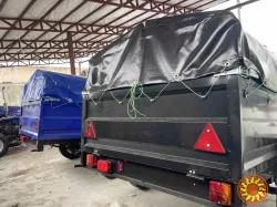 Новий причіп "Дніпро-21", 210х130х50, є різні моделі прчиепів