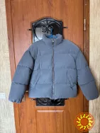 Сіра тепла зимова куртка унісекс пуховик Rapid
