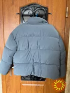 Сіра тепла зимова куртка унісекс пуховик Rapid