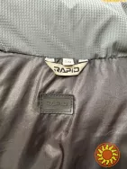 Сіра тепла зимова куртка унісекс пуховик Rapid