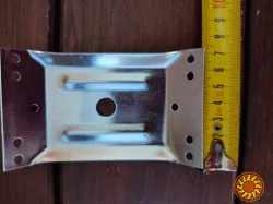 Кріплення ножки 70х1,5 мм стола пластина куточок в комплекті