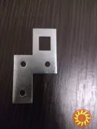 Підвіс меблевий зіг заг Р подібний 30х55 металевий