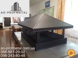 Зонт на дымоход из профлиста по Вашим размерам.