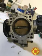 Бу дроссельная заслонка Renault, 1.8, 2.0, моноинжектор 7700871215, 873703l, hom871215 Laguna 1, Megane 1, Scenic 1, Espace 3